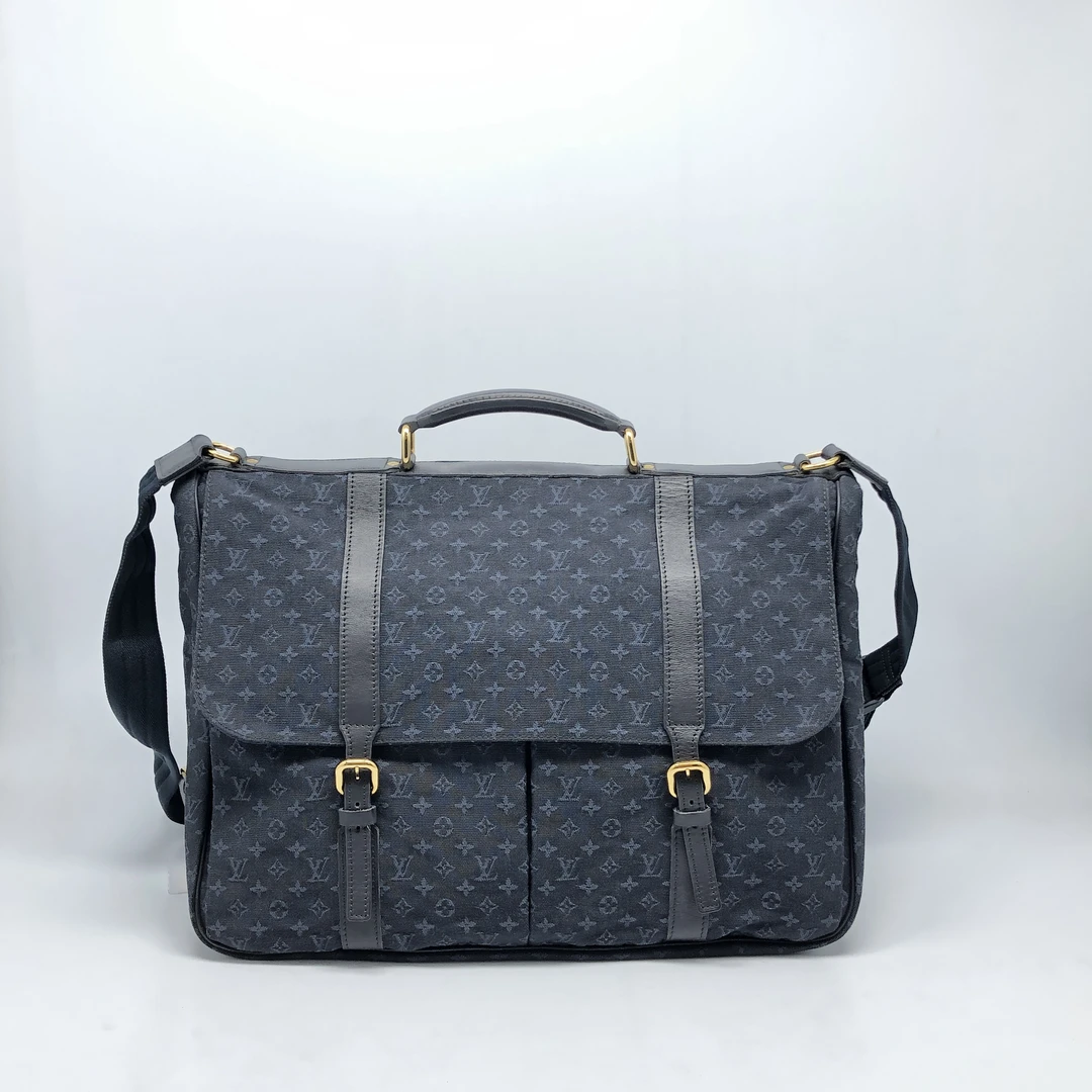 99新 LouisVuitton/路易威登 97新 牛仔丹宁狩猎手提单肩包/4117