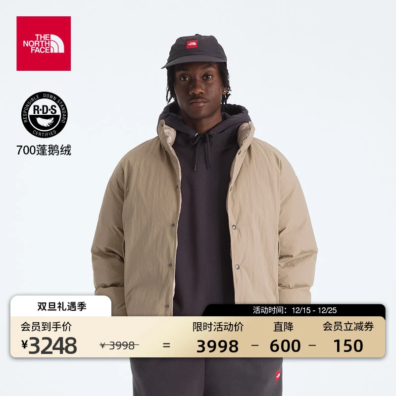 北面Red Box男宽松立领羽绒服保暖鹅绒户外新款TheNorthFace|8EGB