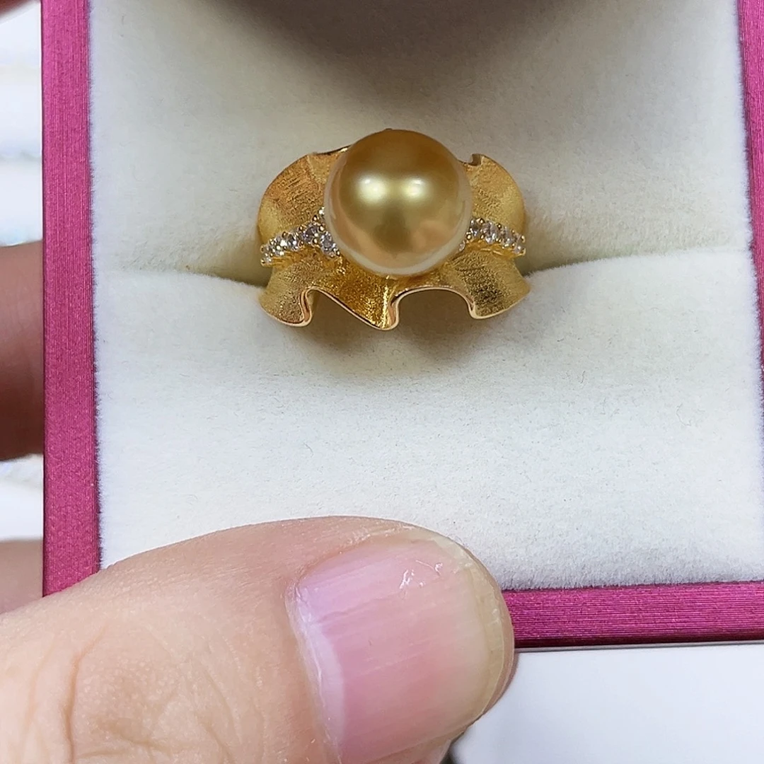 海水珍珠银S925镶嵌颈饰