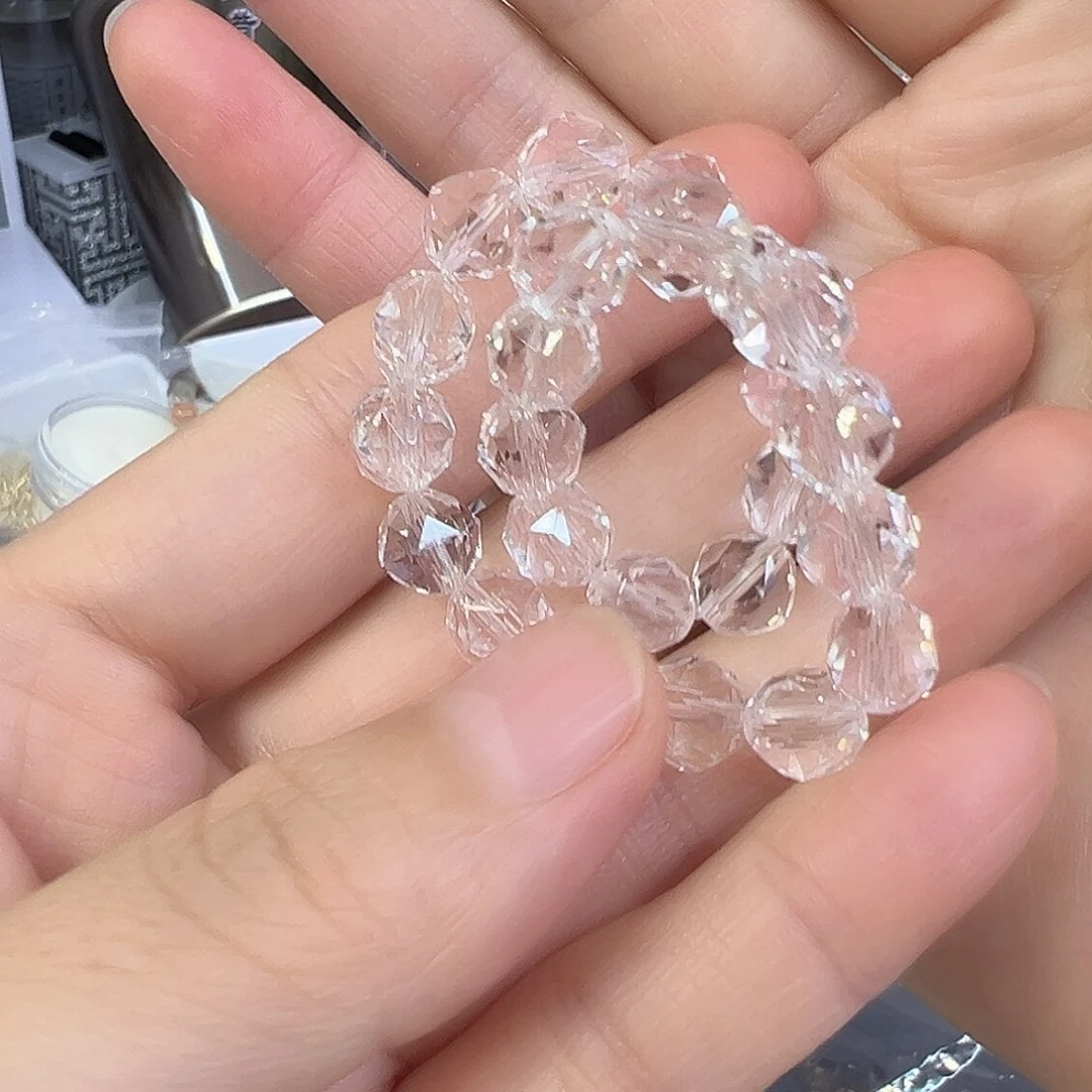 水晶手链未镶嵌不退不换