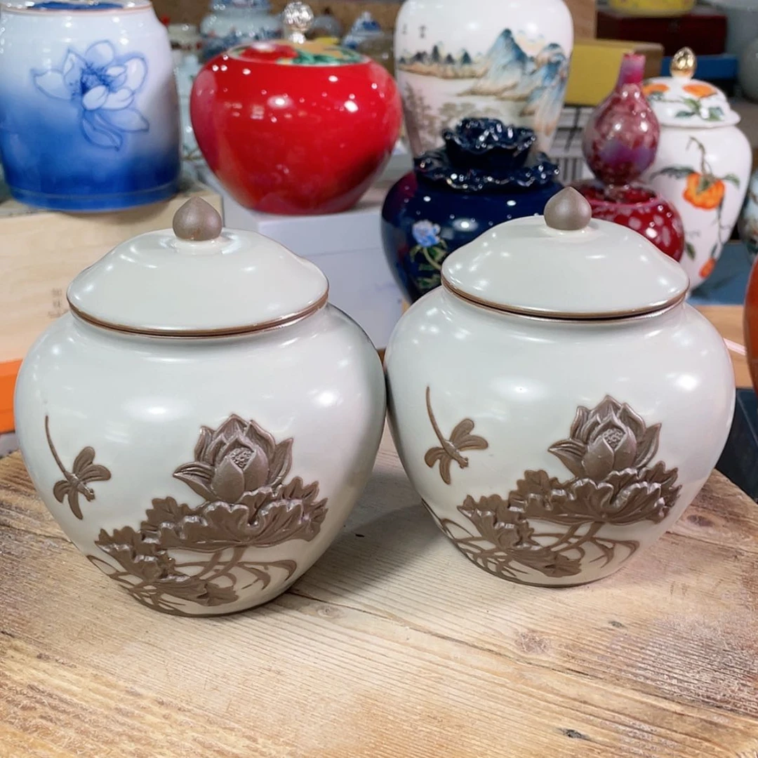 【闪购商品】罐陶瓷茶叶罐密封罐