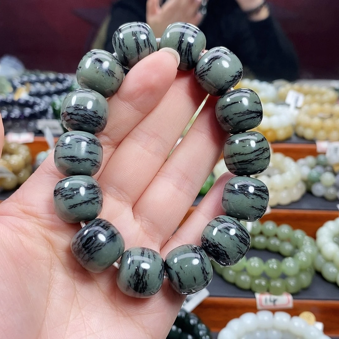 和田玉手链未镶嵌