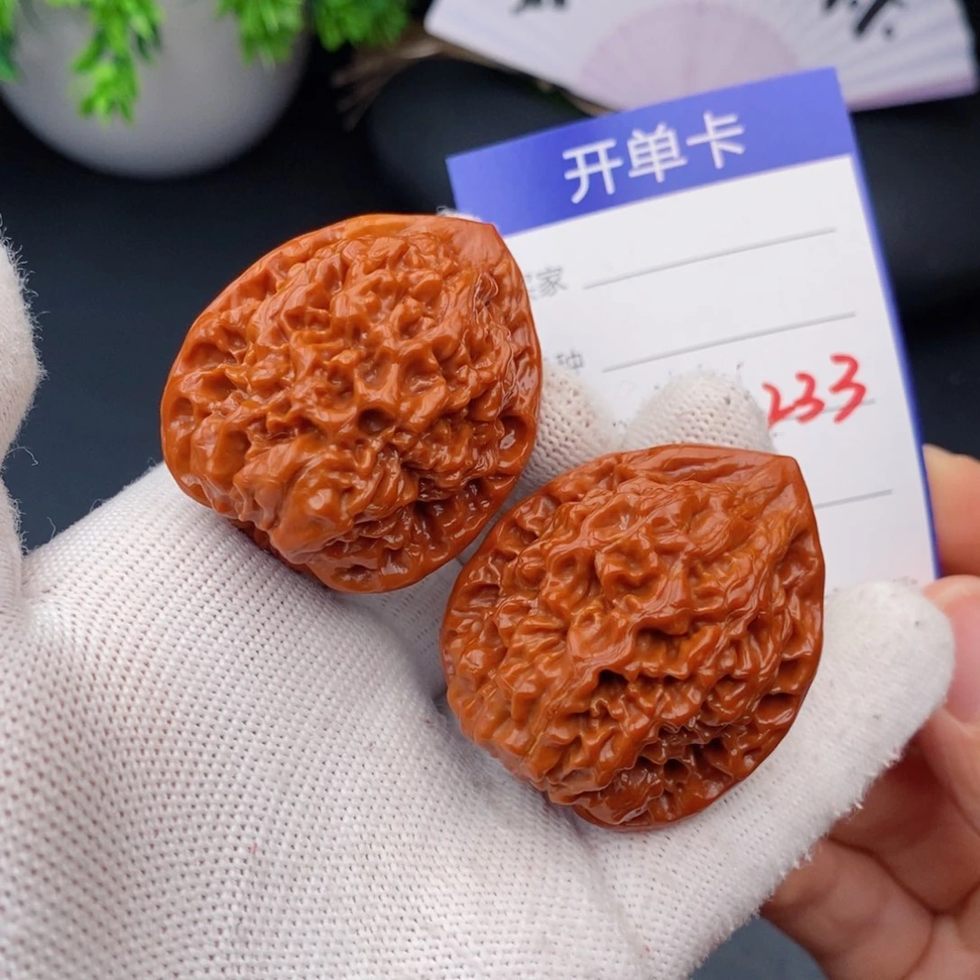 文玩核桃把件37官帽233