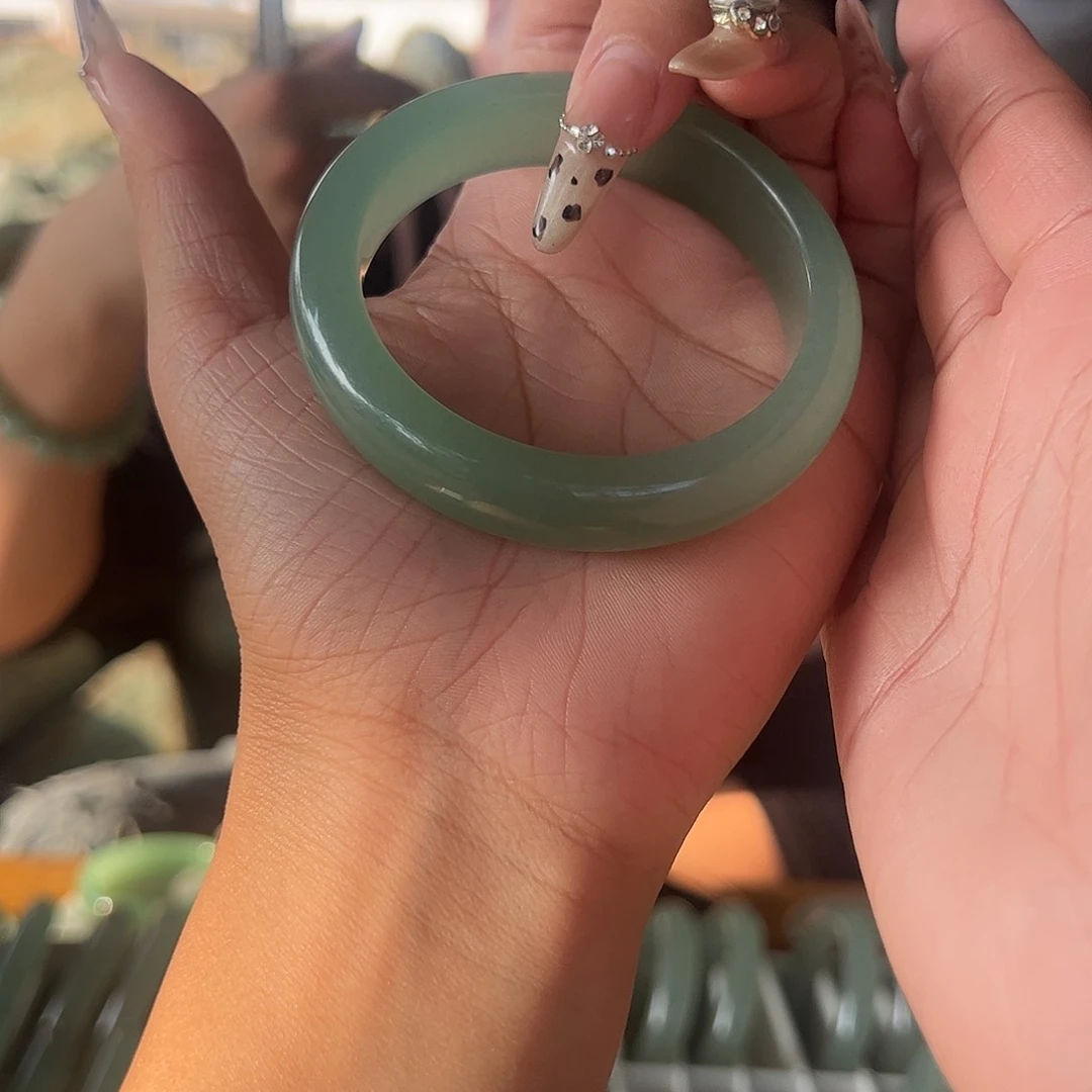 绿东陵冰晴水手镯