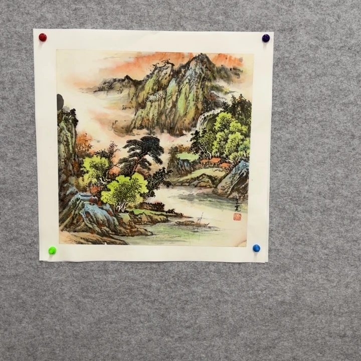 国画花鸟等多种鸟类的栖息