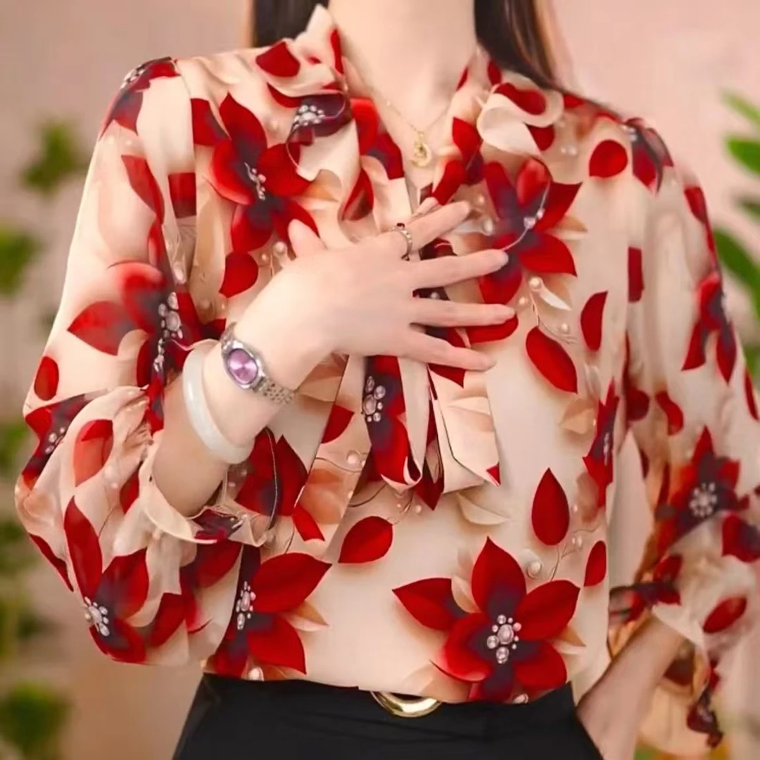 2025新款优雅气质典雅衫小衫春夏款中式高贵显瘦时尚复古T恤上衣