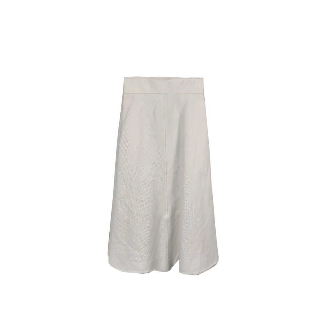 99新 DIOR/迪奥 Dior 白色格纹半身裙 8C21324A1370  14283665