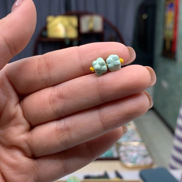 绿松石未镶嵌配饰