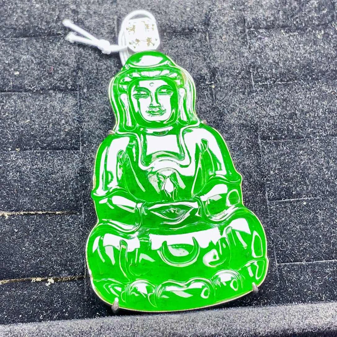 翡翠未镶嵌颈饰23