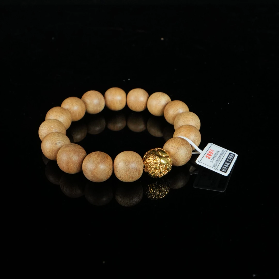 DY-B8403 惠安黄油85分沉手串 1.3cm 17.2g