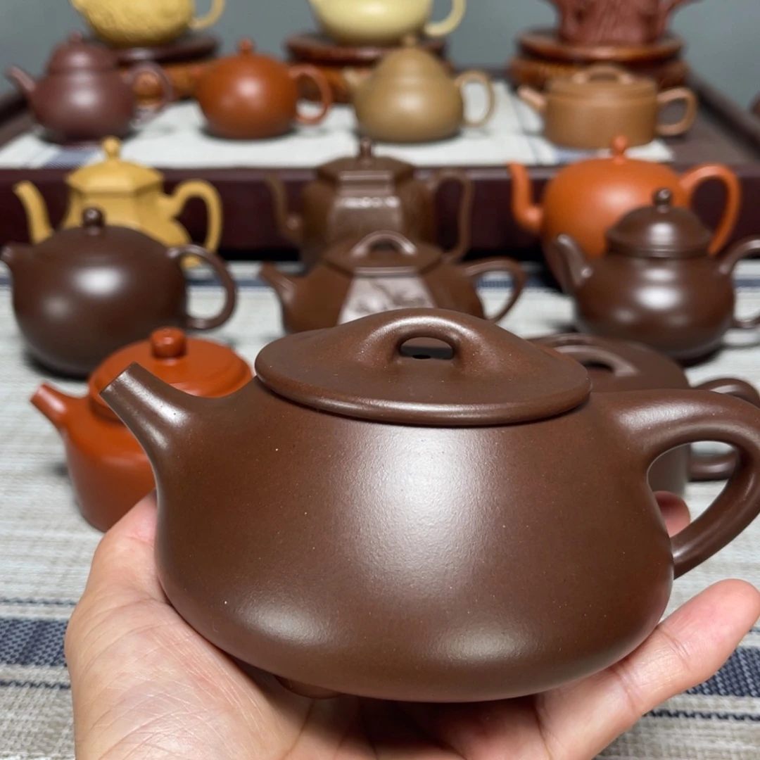 茶壶紫砂陈腐紫泥石瓢300cc