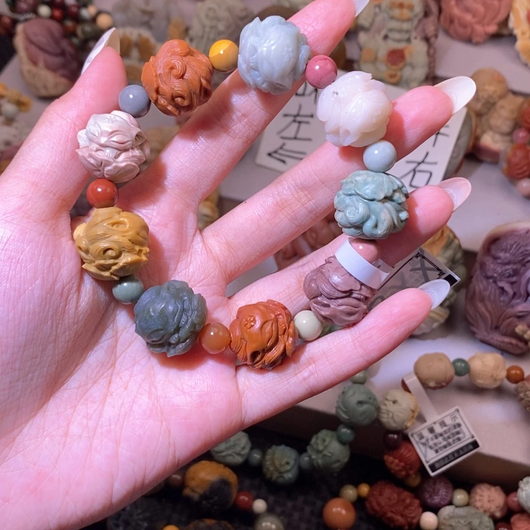 石英质玉（阿拉善玉）未镶嵌手链