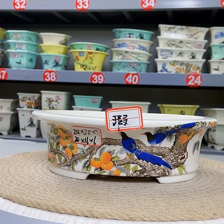 紫砂紫砂花盆4848