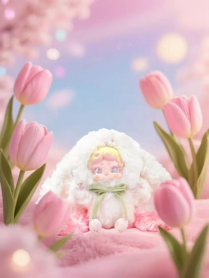 正版LuckyDeerNai晚安小兔二代秘密花园毛绒盲盒