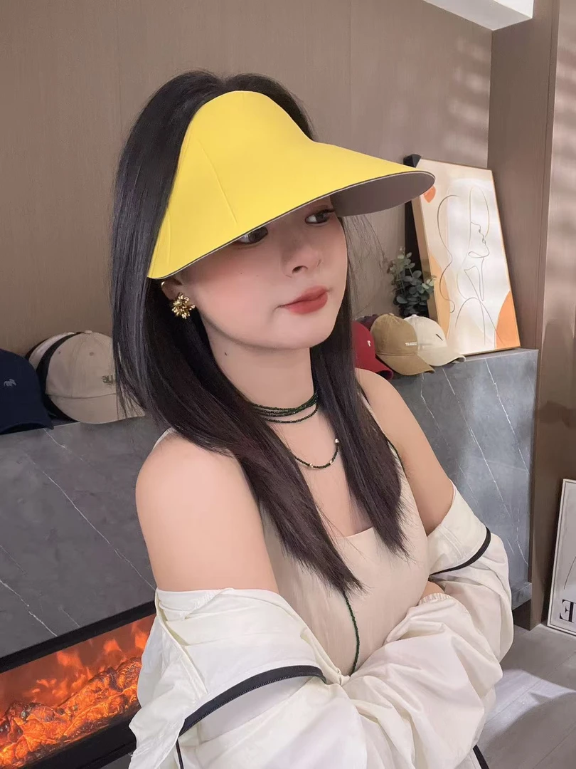 【双面可戴轻量级防晒帽】大檐光身春夏帽子时尚防晒帽遮脸遮阳帽