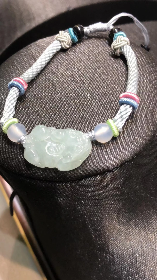 缅甸翡翠貔貅手绳