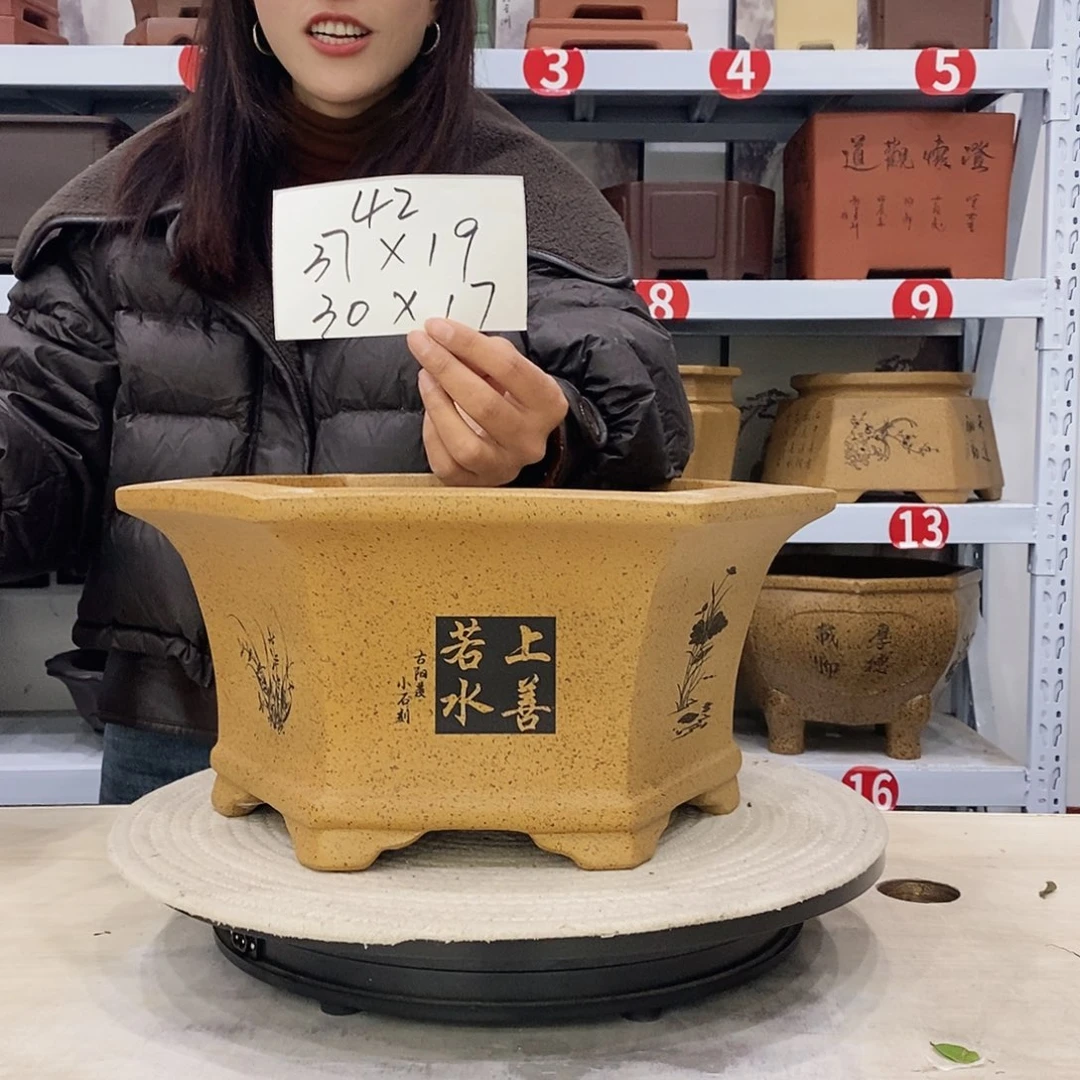 紫砂花盆紫砂花盆