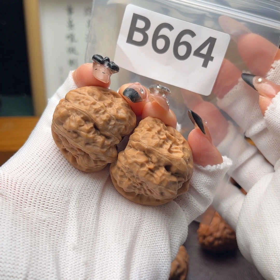 把件文玩核桃36蛤蟆头b664