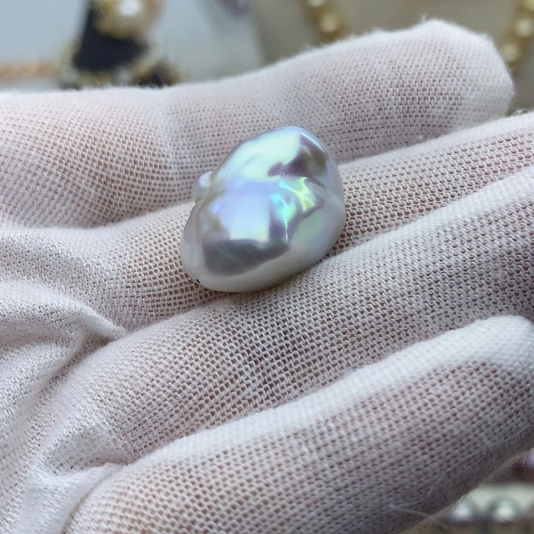 淡水珍珠未镶嵌颈饰珠****发裸珠