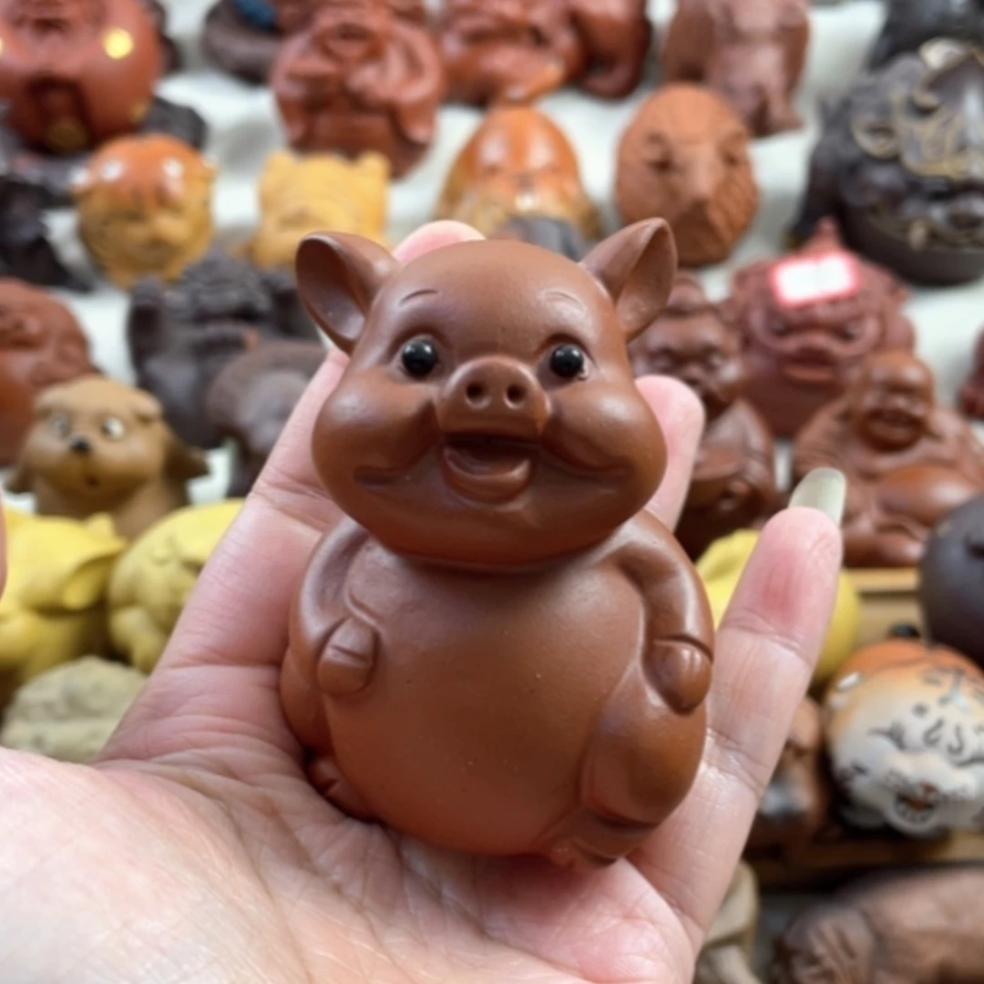 【闪购商品】紫砂茶宠紫砂小猪