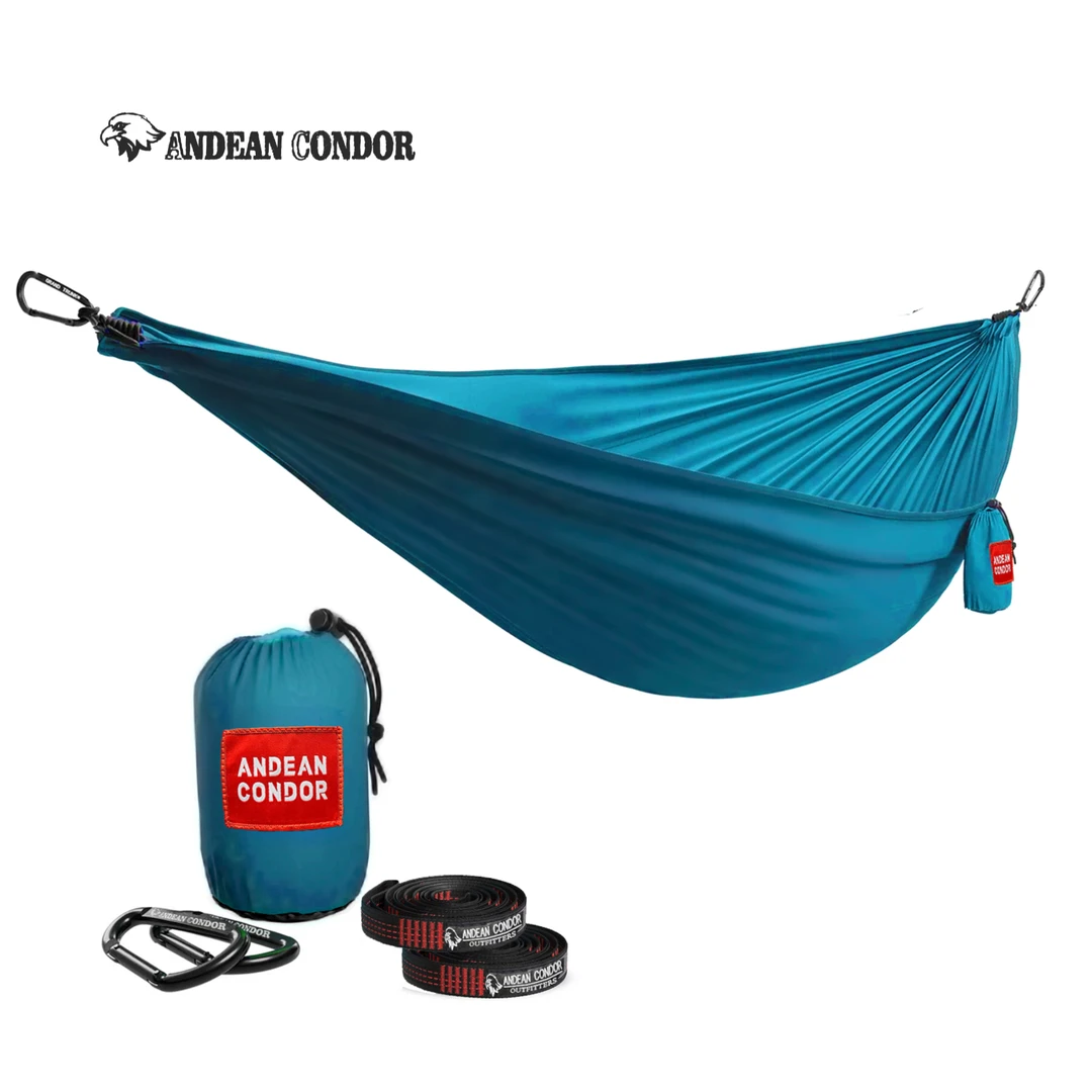 户外吊床降落伞布尼丝纺野营秋千户外登山高能感抗撕裂便携式旅行