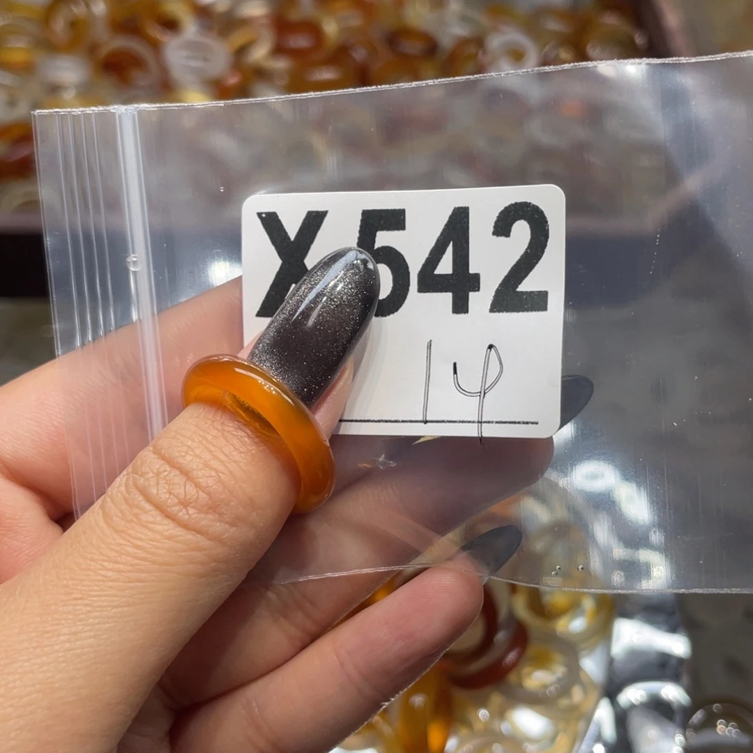 玛瑙/玉髓未镶嵌戒指542