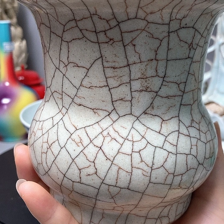 旧藏哥窑深口洗全品