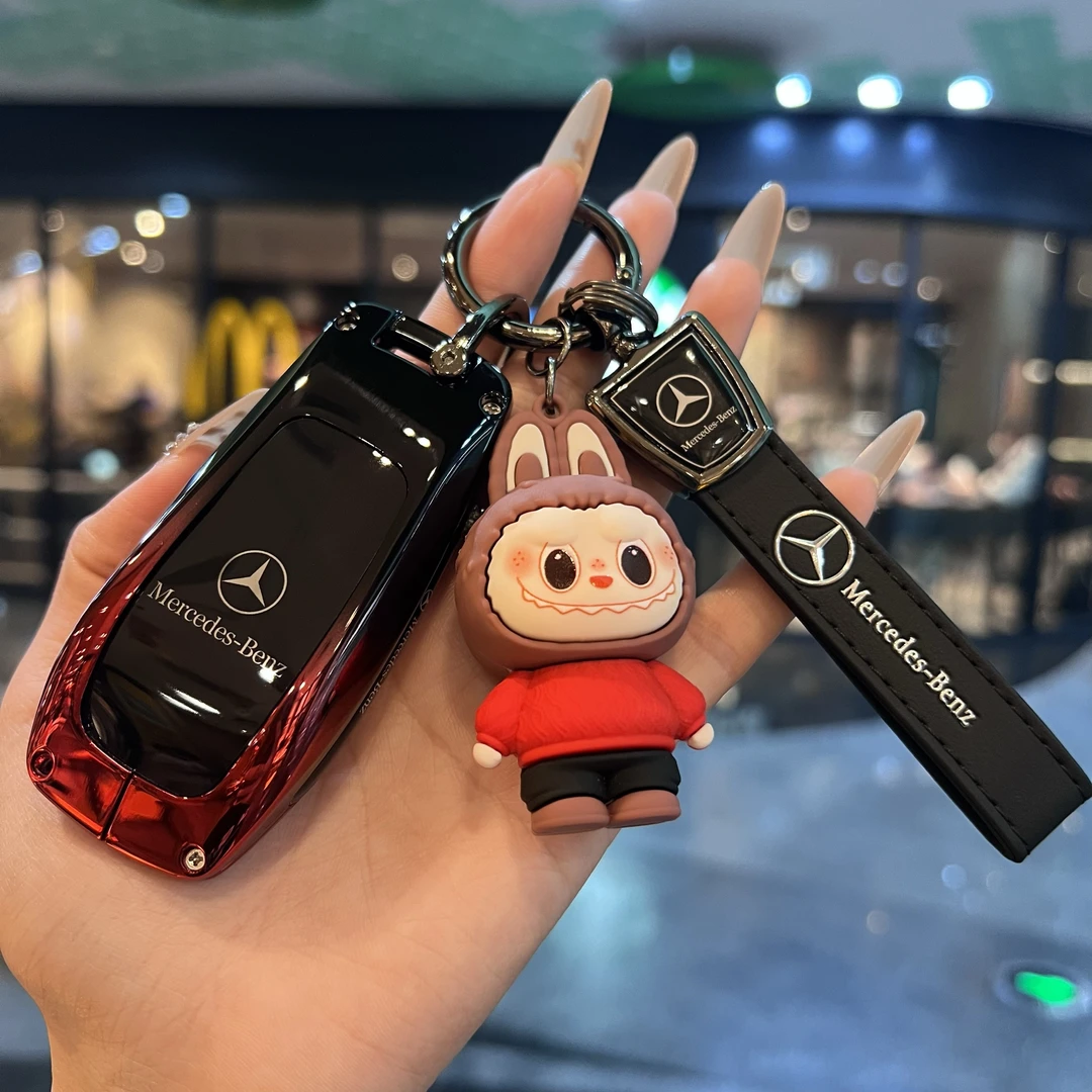 适用新款奔驰威霆钥匙套高档威霆精英版/商务版男士包扣