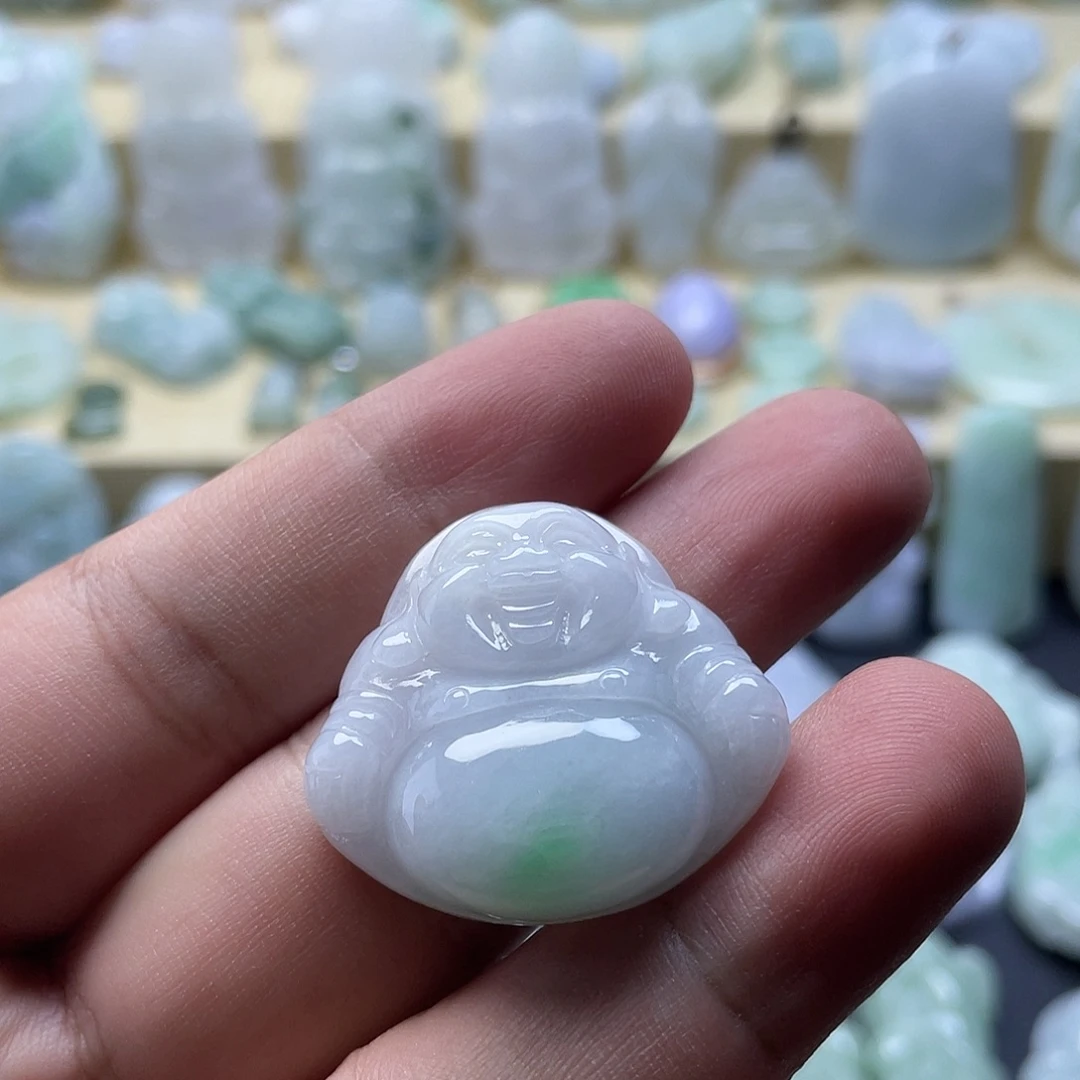 颈饰未镶嵌翡翠纯天然翡翠