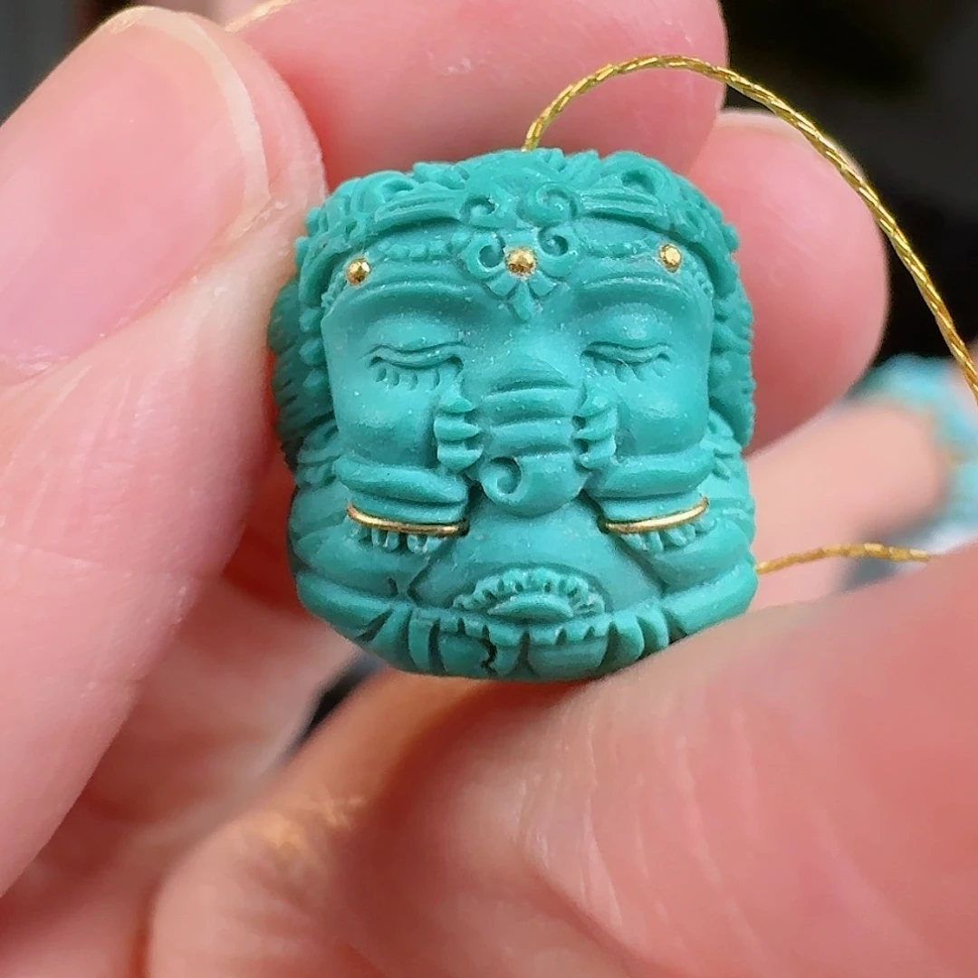 绿松石珠宝奇石未镶嵌