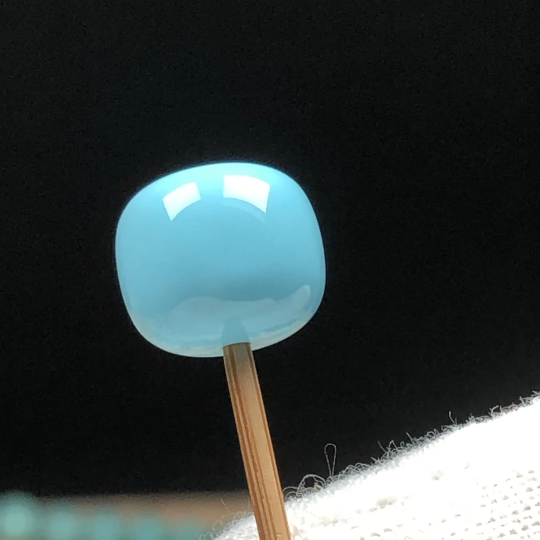 精品干净原矿绿松石老型单颗