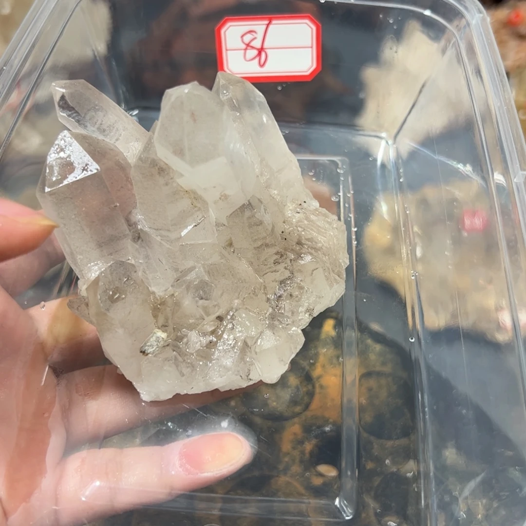美***始未镶嵌水晶珠宝半成品