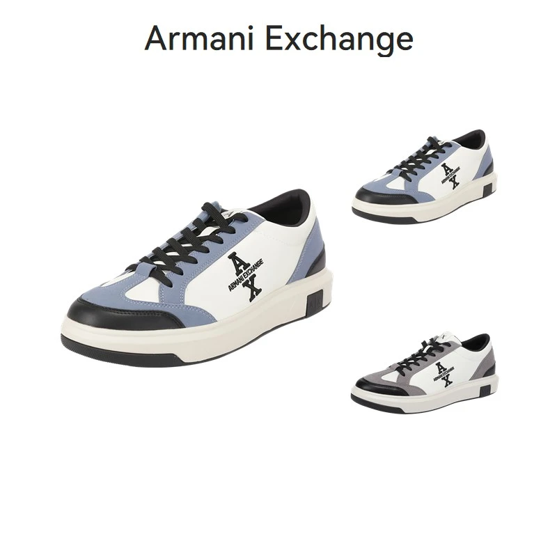 未使用 EMPORIO ARMANI/安普里奥·阿玛尼 AX男士厚底运动鞋XUX235