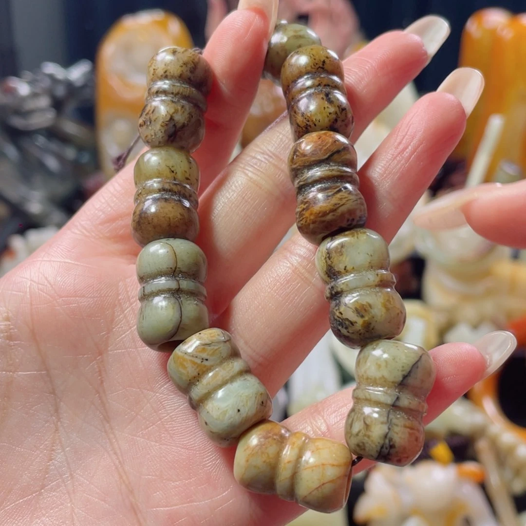 和田玉未镶嵌挂件20