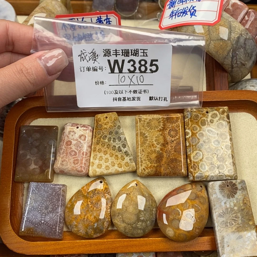 硅化玉颈饰未镶嵌成*