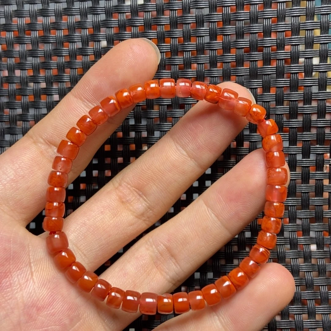南红玛瑙未镶嵌手串5mm
