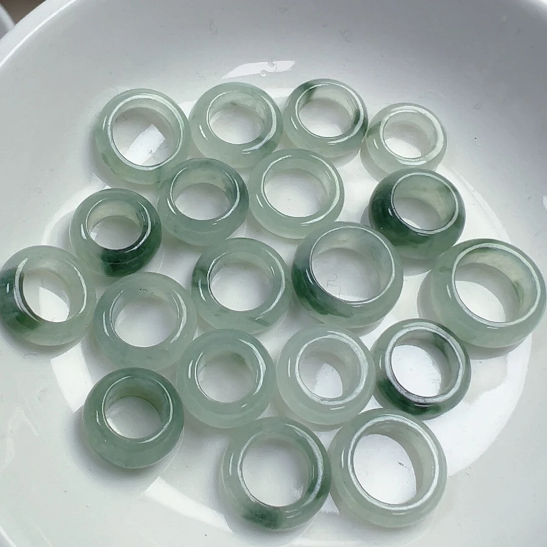 翡翠散珠翡翠飘花跑环一个可挑