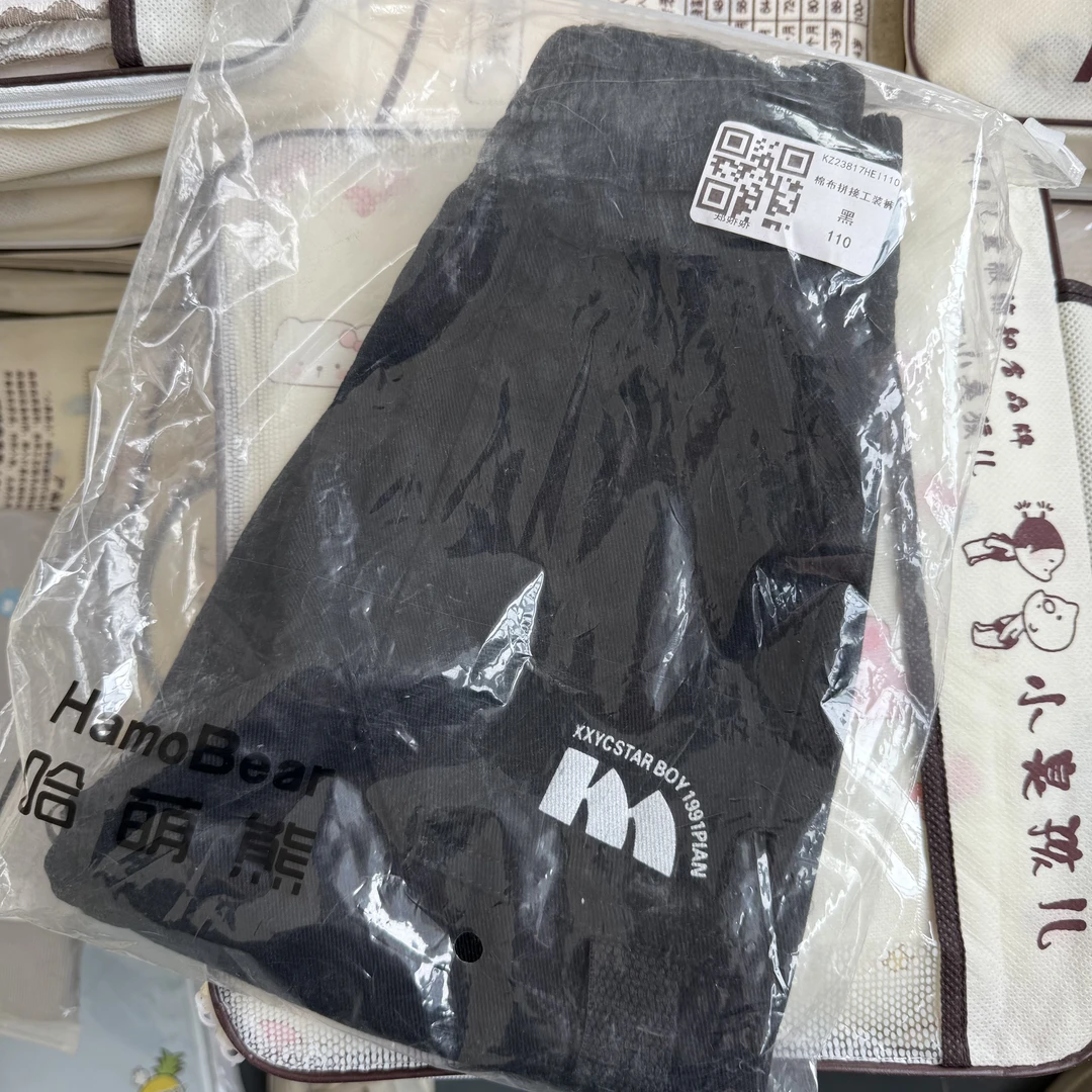 （黑色1991棉布拼接工装裤）活动时尚户外休闲