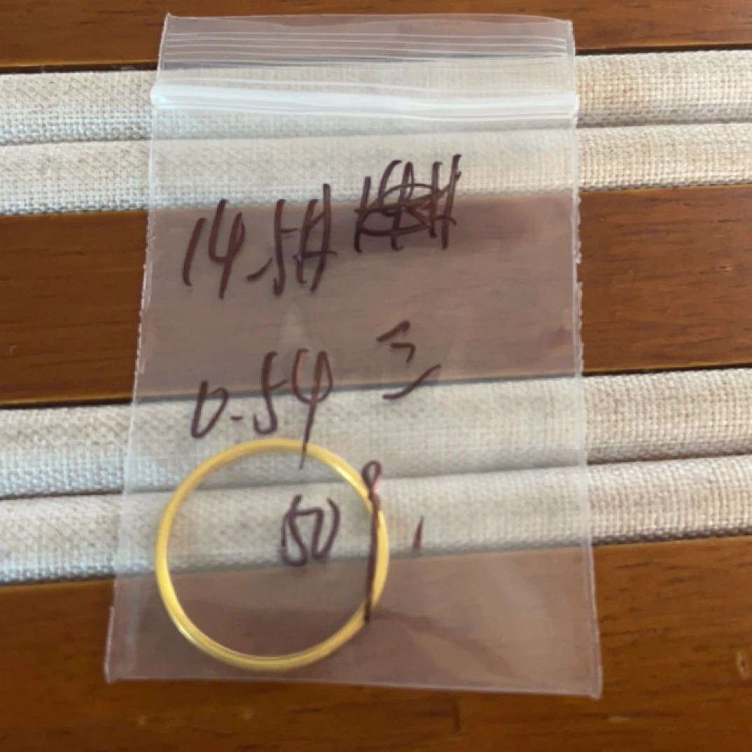 克重0.54 14.5号 三生三世戒指 足金999