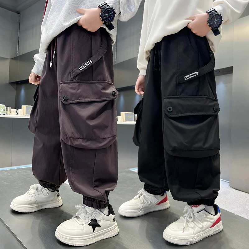 男童春秋款运动长裤儿童秋季休闲裤2025新款中大童男孩秋装裤子潮