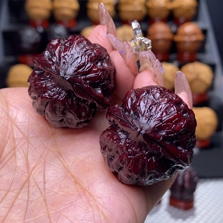 文玩核桃把件石斑虎34号