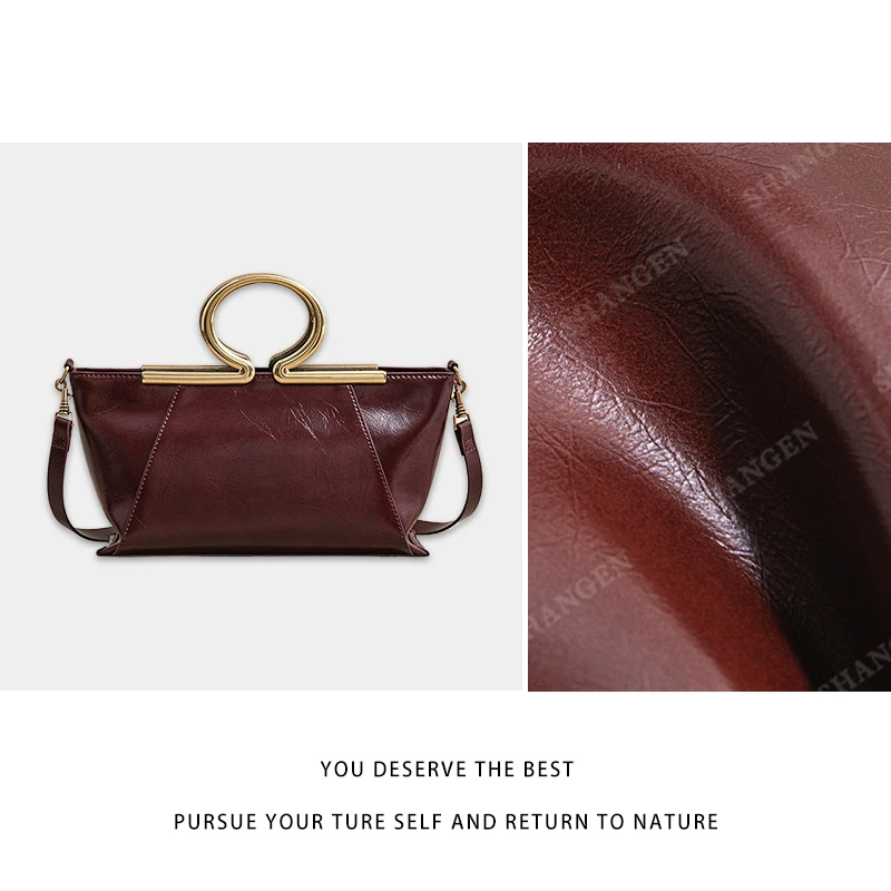 【尚恩CC】SK-63017-铁锈红-轻奢时尚百搭新款女包