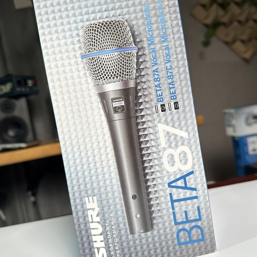 舒尔有线87A手持 48v电容麦克