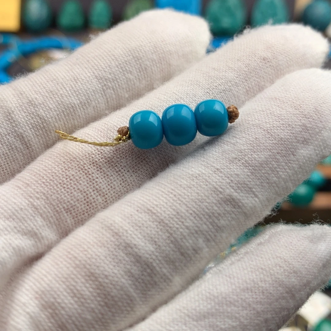 绿松石未镶嵌绿松石6+7mm