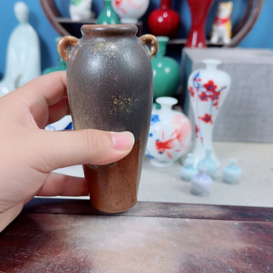 陶瓷手工小花器摆件