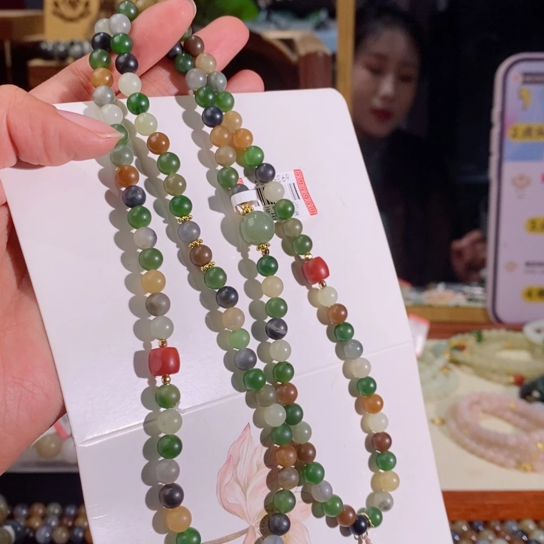 和田玉手串多样性拍一发一未镶嵌