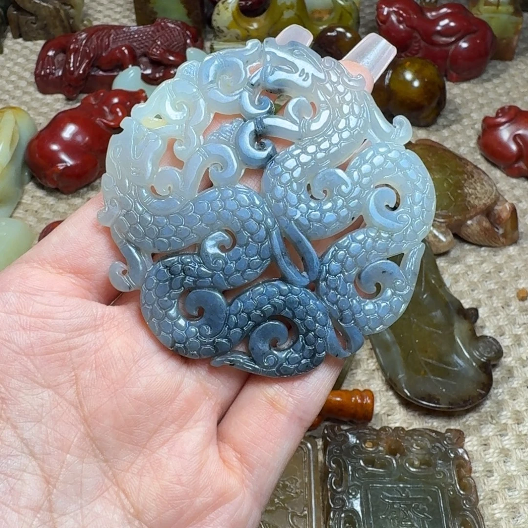 吊坠白玉菩提挂件