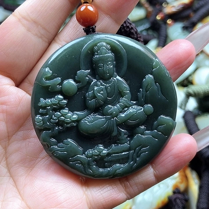 和田玉颈饰未镶嵌