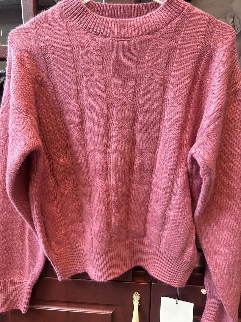 琴宝精选轻奢品质山羊绒毛衣设计款D-7001