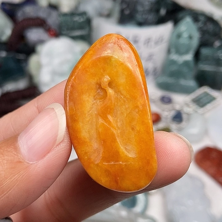 颈饰未镶嵌翡翠翡翠